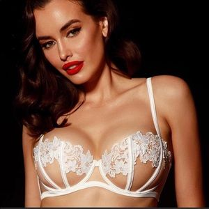 Honey Birdette Amelie Ivory Bra 34D